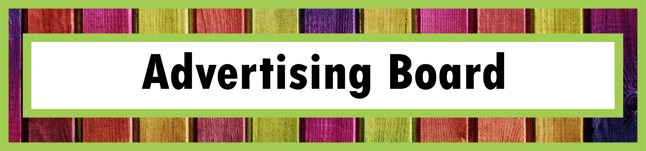 Products button for Advertising Board